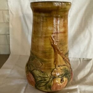 Large Vintage Weller Baldin Apple Vase